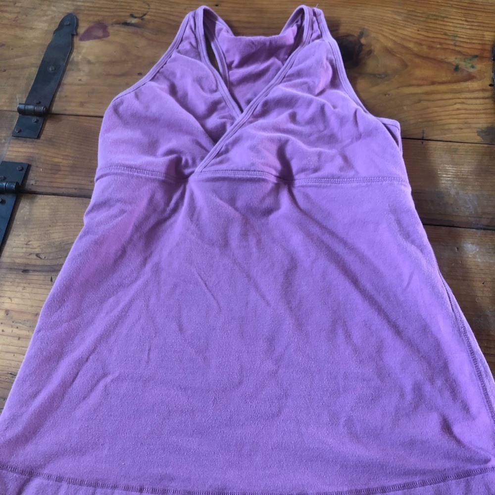Lululemon pink tank top